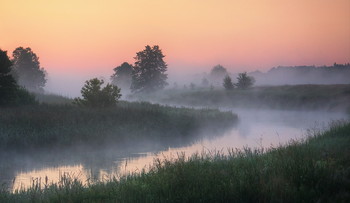 Летнее утро / Предрассветная река