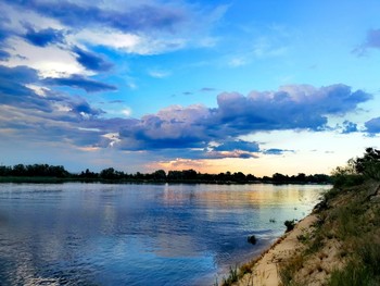 вечер на реке / Припять