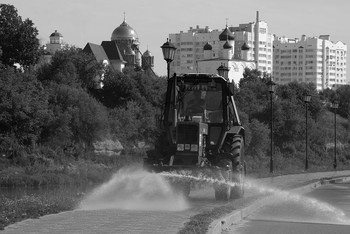 Водные процедуры... / Утренняя зарисовка