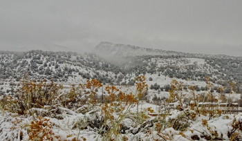 первый снег / г. Дюранго, Колорадо, США