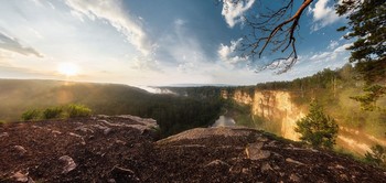 Рассвет на Айских притёсах / Рассвет на Айских притёсах