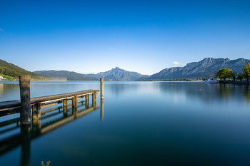 &nbsp; / Mondsee am späten Nachmittag