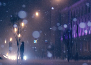 &nbsp; / Снег, ночь. зима.
