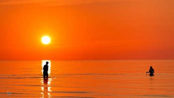 Романтический закат над Балтийским морем / Юрмала - один из моих самых любимых курортов