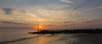 &nbsp; / Sonnenuntergang bei Zoutelande,NL