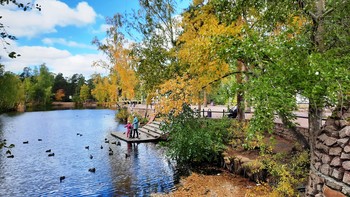 В городском парке ... / В городском парке ...