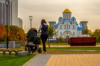 Осень в городе / Москва.