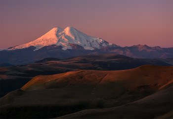 Утро с видом на Эльбрус / Кавказ