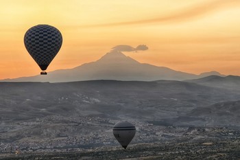 Cappadocia / Полет на воздушных шарах над Каппадокией. Турция.