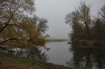 Осень / утро,туман,р.Айдар