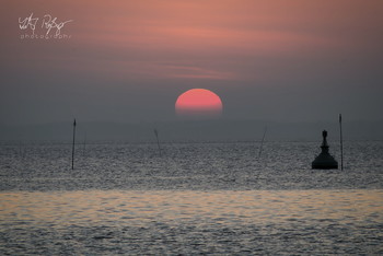 &nbsp; / Sonnenuntergang in der Nordsee.