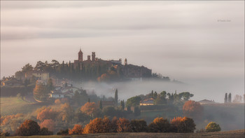 Утро туманное / Тосканский пейзаж