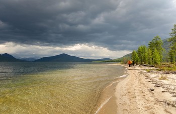 На берегу таежного озера / ***