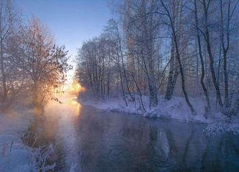 Зимнее утро / Уральская природа