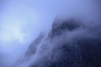 In the Fog-1 / Tracy Arm - Fords Terror Wilderness, ALASKA.