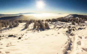 Юго-западный склон вершины Большой Уван / Южный Урал