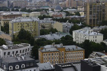 Вид на Москву (улица Новый Арбат,16) / Вид на Москву (улица Новый Арбат,16)