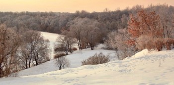 Вид на зимний Орлик / Вид на зимний Орлик