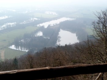 &nbsp; / Blick auf die alten Kiesteiche im Naturschutzgebiet Taubenborn bei Höxter