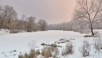 Зарево в морозное утро / Зарево в морозное утро