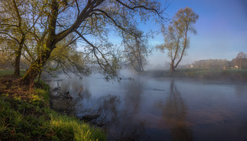 Весенняя река / Пейзаж Беларуси