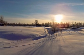 Деревенские мотивы / Томская область, окраина села.