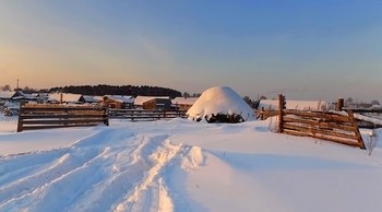 Деревенские мотивы / Томская область, село, окраина