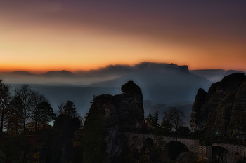 &nbsp; / aufgenommen an einem sehr kalten Morgen in Rathen