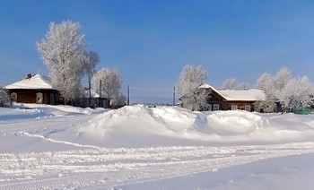 Зима в деревне... / Томская область, село