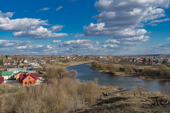 Ливны. / Река Быстрая Сосна.