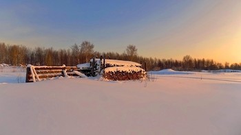 За околицей / Томская область, село