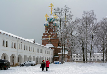 зимний день / январь, Ярославская область, Николо-Сольбинский женский монастырь