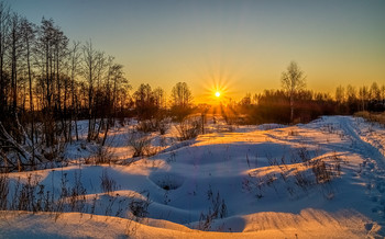 17 января. 2021 года. Дрезна. МО (Вечер / Мороз vs. Солнца # 9