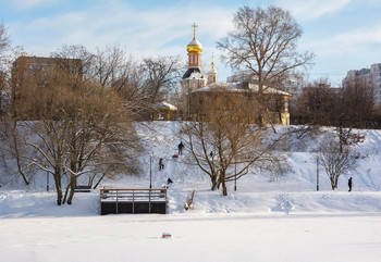 В Москву заглянула зима / январь, Москва, парк Свиблово.