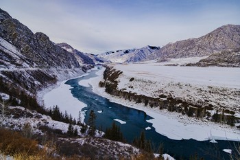 &nbsp; / Катунь в январе