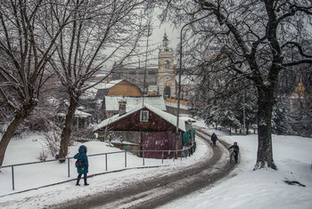 Вечер маленького городка / Вид с Петровской горы Брянск