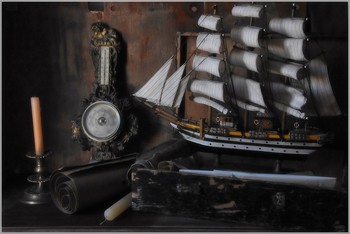 ...... Зов далеких море ..... / предметная композиция