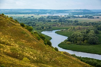 Вид с г.Птичий полет на р.Аниш / г.Птичий полет,Чувашия