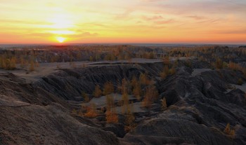 Рассвет, Кондуки. / Кондуки, золотая осень, рассвет. Тульская область.