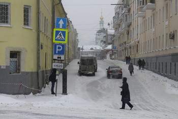 Вид на Петропавловский переулок / Москва.Вид на Петропавловский переулок