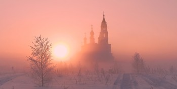 Утро Сретения Господня... / Екатеринбург,храм всех Святых Божьих Строителей