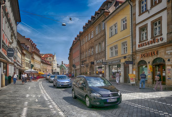 Улица в Бамберге / Бамберг, Бавария