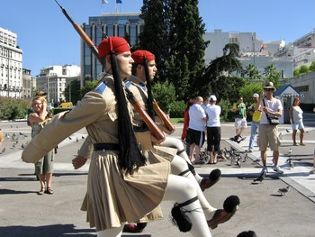 Смена почетного караула / Афины, Греция