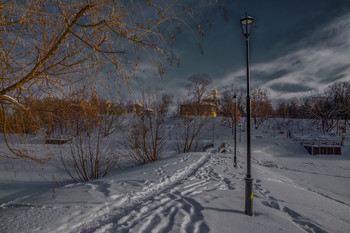 парк Свиблово / зима, Москва, Свиблово