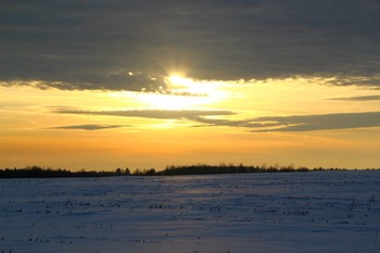 Вечереет... / Последние морозные закаты