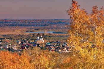 Осеннее утро. / Томская область.