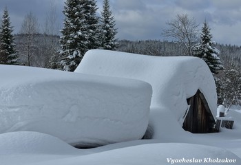 В Подкатуни после снега / ***