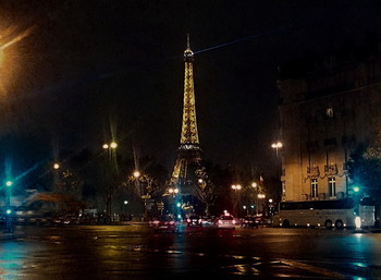 Ночной Париж / Франция Париж Ночь
