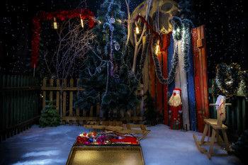 Рождественский вечер / Локация в комнате для семейной съёмки