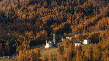 Оранжевая долина / Доломитовые Альпы, провинция Беллуно.